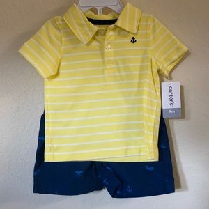 Carter’s/ 2 piece short set/ Size 9mths